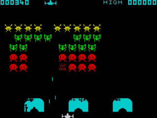 Space Raiders screenshot 3 for ZX Spectrum